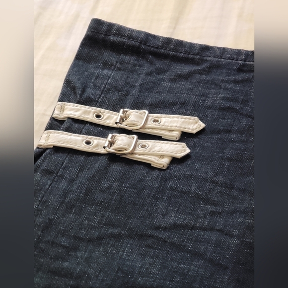 NWOT Men's Robin's Jean White Strap Size 33/34 - Picture 2 of 9